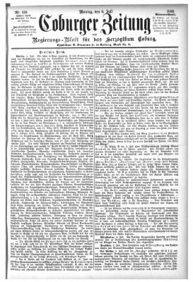 Coburger Zeitung Montag 9. Juli 1888