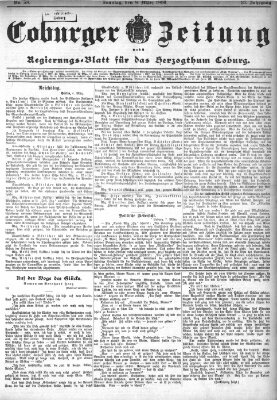 Coburger Zeitung Sonntag 8. März 1896