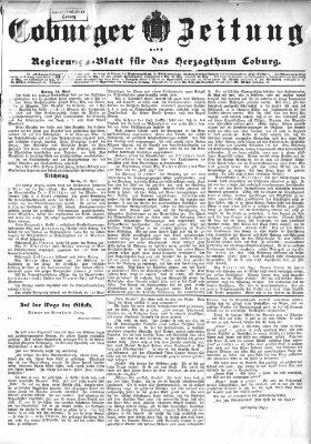 Coburger Zeitung Mittwoch 22. April 1896