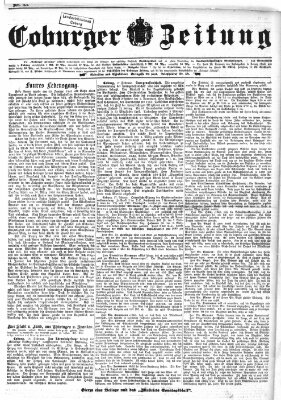 Coburger Zeitung Sonntag 19. Februar 1899