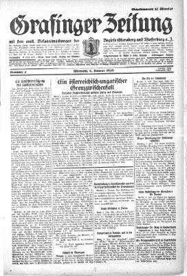 Grafinger Zeitung Mittwoch 4. Januar 1928