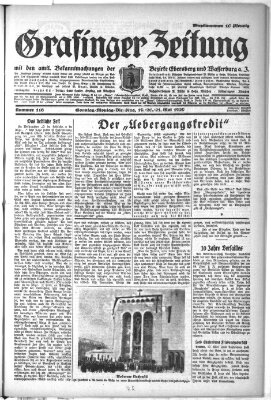 Grafinger Zeitung Sonntag 19. Mai 1929