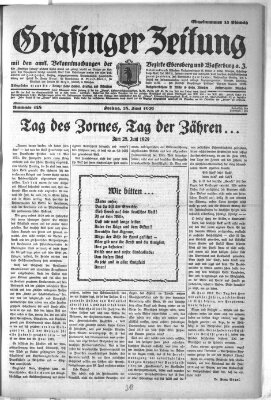 Grafinger Zeitung Freitag 28. Juni 1929