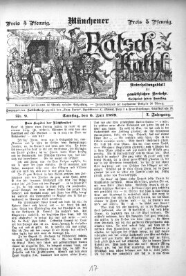 Münchener Ratsch-Kathl Samstag 6. Juli 1889