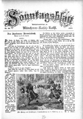 Münchener Ratsch-Kathl Sonntag 29. Mai 1892