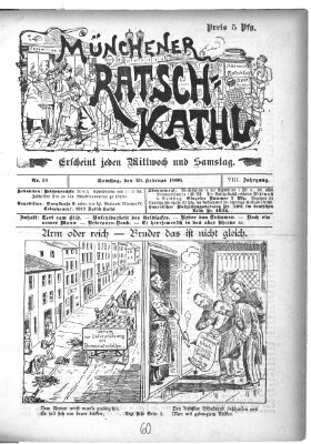 Münchener Ratsch-Kathl Samstag 29. Februar 1896