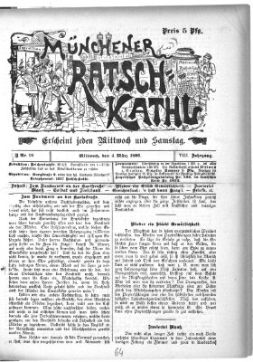 Münchener Ratsch-Kathl Mittwoch 4. März 1896