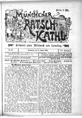 Münchener Ratsch-Kathl Mittwoch 8. April 1896
