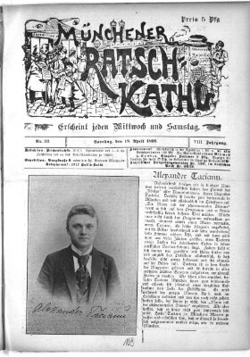 Münchener Ratsch-Kathl Samstag 18. April 1896
