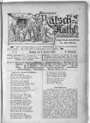 Münchener Ratsch-Kathl Samstag 9. Januar 1897