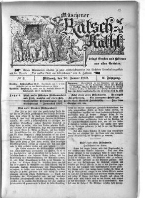 Münchener Ratsch-Kathl Mittwoch 20. Januar 1897