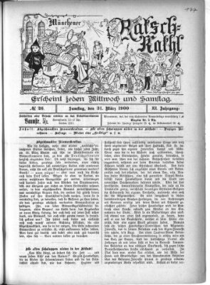 Münchener Ratsch-Kathl Samstag 31. März 1900
