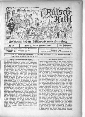 Münchener Ratsch-Kathl Samstag 9. Februar 1901