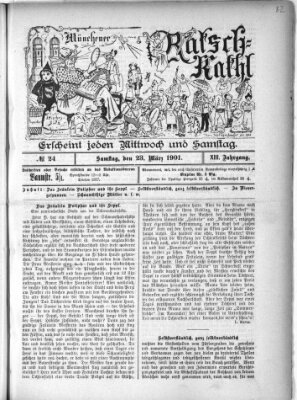 Münchener Ratsch-Kathl Samstag 23. März 1901