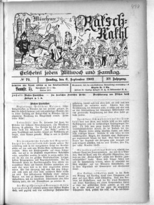Münchener Ratsch-Kathl Samstag 6. September 1902