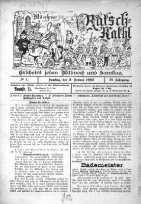 Münchener Ratsch-Kathl Samstag 3. Januar 1903