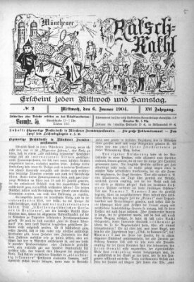 Münchener Ratsch-Kathl Mittwoch 6. Januar 1904