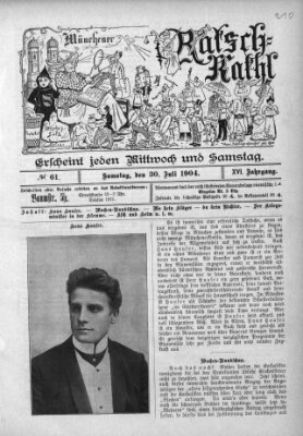 Münchener Ratsch-Kathl Samstag 30. Juli 1904
