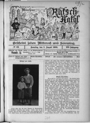 Münchener Ratsch-Kathl Samstag 5. August 1905