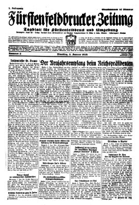 Fürstenfeldbrucker Zeitung Dienstag 3. Januar 1928