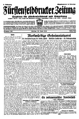 Fürstenfeldbrucker Zeitung Freitag 22. Juni 1928