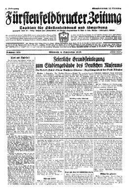 Fürstenfeldbrucker Zeitung Mittwoch 5. September 1928
