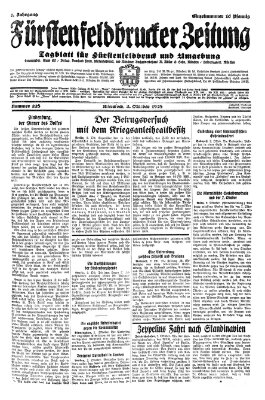 Fürstenfeldbrucker Zeitung Mittwoch 3. Oktober 1928