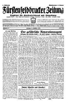 Fürstenfeldbrucker Zeitung Freitag 4. Januar 1929