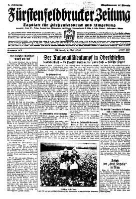 Fürstenfeldbrucker Zeitung Mittwoch 1. Mai 1929
