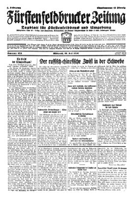 Fürstenfeldbrucker Zeitung Mittwoch 17. Juli 1929