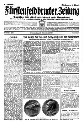 Fürstenfeldbrucker Zeitung Donnerstag 28. November 1929