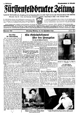 Fürstenfeldbrucker Zeitung Sonntag 13. Dezember 1931