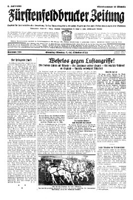 Fürstenfeldbrucker Zeitung Sonntag 9. Oktober 1932