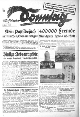 Illustrierter Sonntag (Der gerade Weg) Sonntag 2. Juni 1929