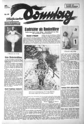 Illustrierter Sonntag (Der gerade Weg) Sonntag 29. Dezember 1929