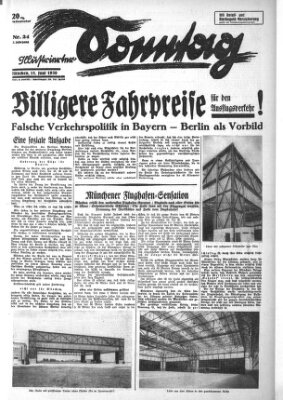 Illustrierter Sonntag (Der gerade Weg) Sonntag 15. Juni 1930