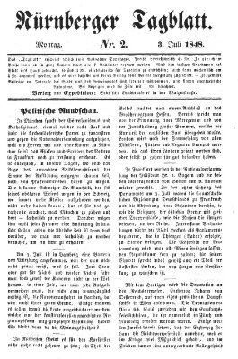Nürnberger Tagblatt Montag 3. Juli 1848