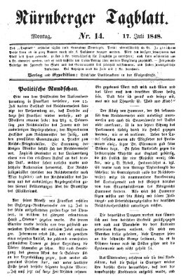 Nürnberger Tagblatt Montag 17. Juli 1848