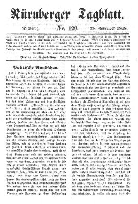 Nürnberger Tagblatt Montag 27. November 1848