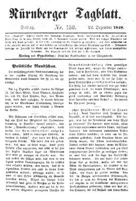 Nürnberger Tagblatt Donnerstag 21. Dezember 1848