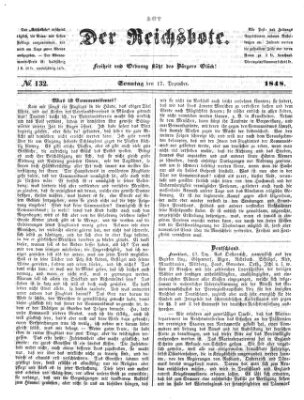 Der Reichsbote Sonntag 17. Dezember 1848