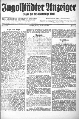 Ingolstädter Anzeiger Montag 7. Juli 1924