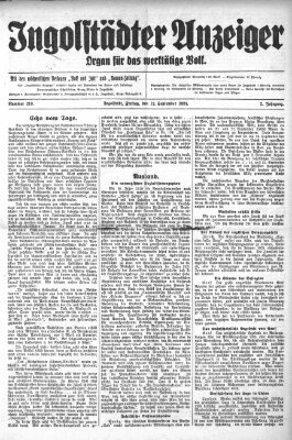 Ingolstädter Anzeiger Freitag 12. September 1924