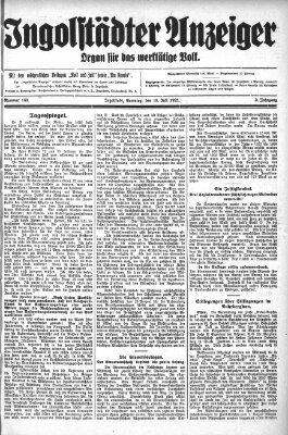 Ingolstädter Anzeiger Samstag 18. Juli 1925