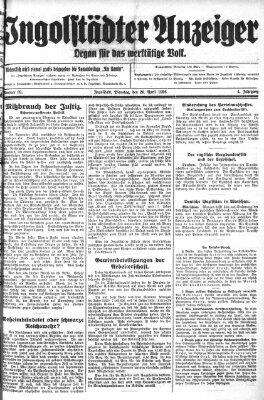 Ingolstädter Anzeiger Dienstag 20. April 1926