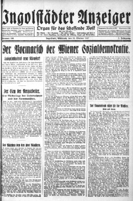 Ingolstädter Anzeiger Mittwoch 26. Oktober 1927