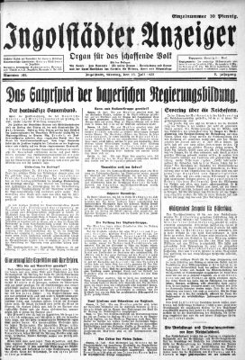 Ingolstädter Anzeiger Montag 16. Juli 1928