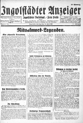 Ingolstädter Anzeiger Freitag 14. Juni 1929