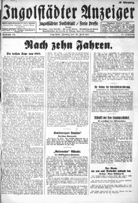 Ingolstädter Anzeiger Freitag 28. Juni 1929