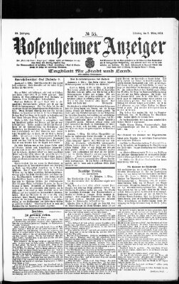 Rosenheimer Anzeiger Dienstag 8. März 1904